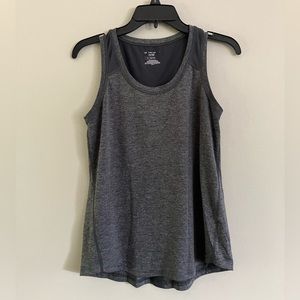 Gray workout tank